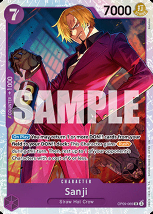 Sanji (OP09-065) PRB02 Super Rare Englisch