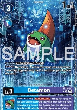 Betamon (BT23-017) (V.1) BT-23P Alternative Art Englisch