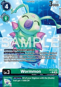 Wormmon (BT23-040) BT-23P Alternative Art Englisch