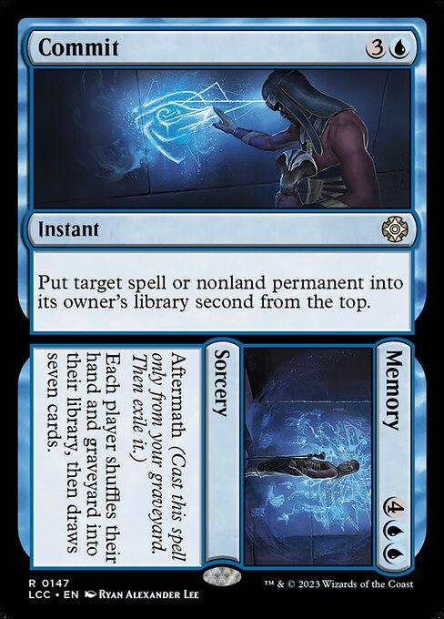 Commit // Memory - Back Face