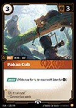 Pakaa Cub OGNX-135 Common Englisch