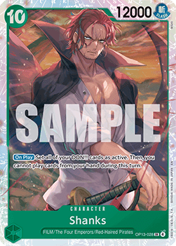 Shanks (OP13-028) (V.1) OP13 Super Rare Englisch