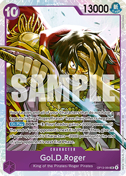Gol.D.Roger (OP13-064) (V.1) OP13 Super Rare Englisch