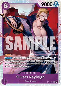 Silvers Rayleigh (OP13-066) (V.1) OP13 Super Rare Englisch