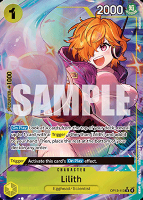 Lilith (OP13-113) (V.2) OP13 Alternate Art Englisch