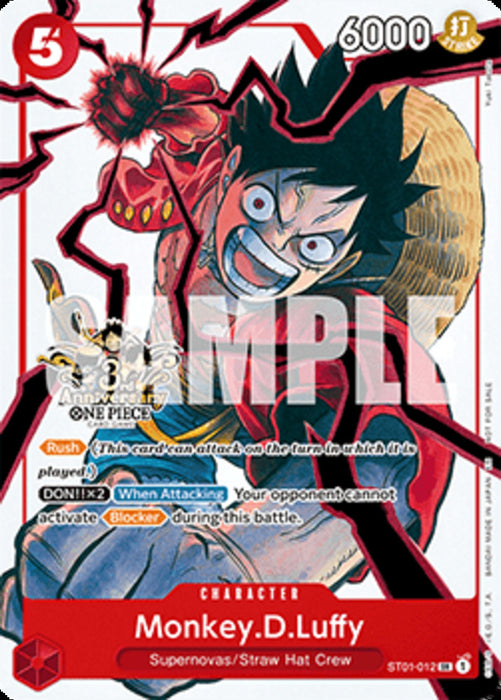 Monkey.D.Luffy (ST01-012) UP Super Rare Englisch