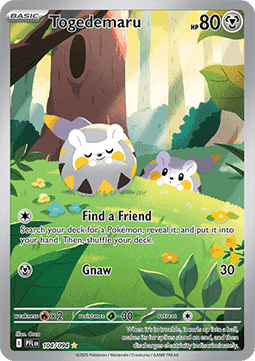 Togedemaru PFL-104 Illustration Rare Deutsch