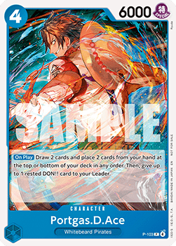 Portgas.D.Ace (P-103) (V.1) P Promo Englisch