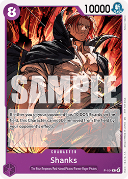 Shanks (P-104) (V.1) P Promo Englisch
