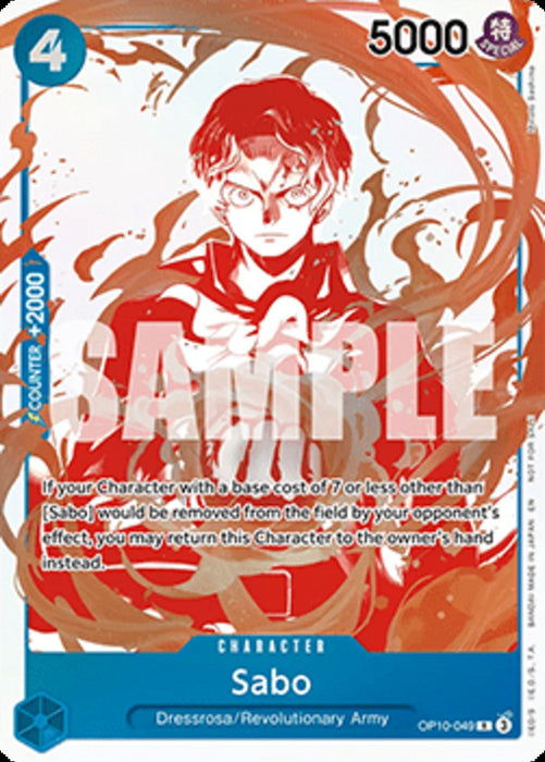 Sabo (OP10-049) (V.2) UP Rare Englisch
