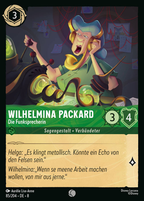 Wilhelmina Packard - Die Funksprecherin 8JAF-085 Common Deutsch