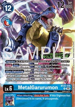 MetalGarurumon (BT22-026) STP Alternative Art Englisch