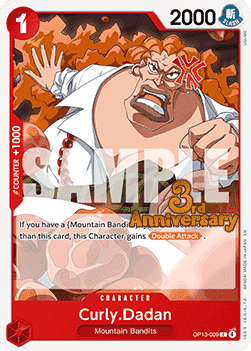 Curly.Dadan (OP13-009) OP13P Common Englisch