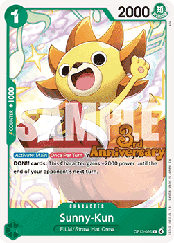 Sunny-Kun (OP13-026) OP13P Common Englisch