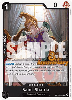 Saint Shalria (OP13-086) OP13P Uncommon Englisch