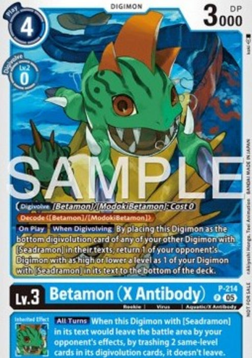 Betamon (X Antibody) (P-214) P Promo Englisch