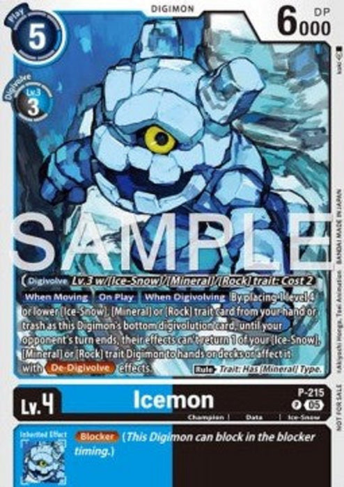 Icemon (P-215) P Promo Englisch