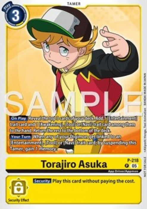 Torajiro Asuka (P-218) P Promo Englisch