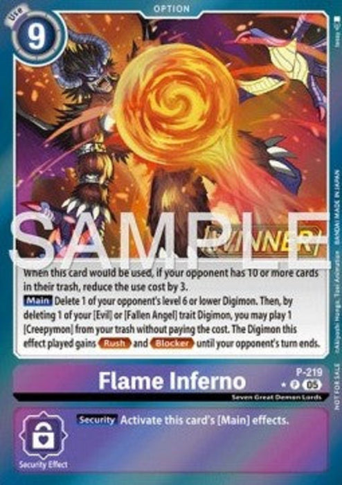 Flame Inferno (P-219) OTPE Alternative Art Englisch