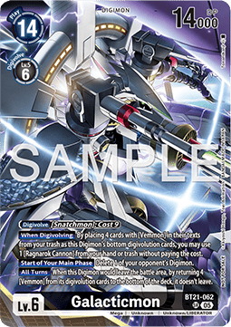 Galacticmon (BT21-062) (V.1) UP Alternative Art Englisch