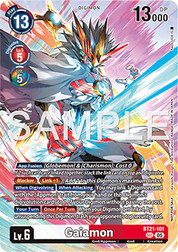 Gaiamon (BT21-101) (V.2) UP Alternative Art Englisch