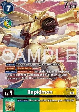 Rapidmon (ST17-06) (V.1) BT-24P Alternative Art Englisch