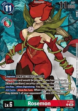 Rosemon (P-222) P Promo Englisch