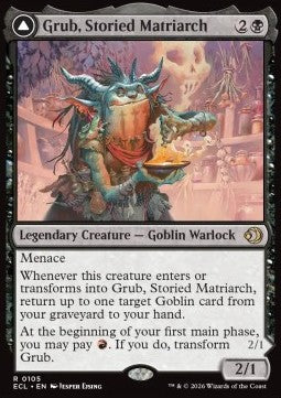 Grub, Storied Matriarch // Grub, Notorious Auntie ECL-105 Rare Englisch