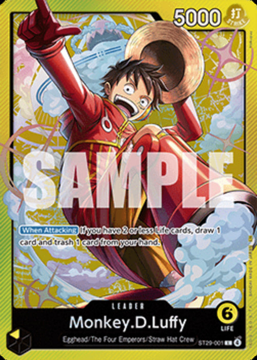 Monkey.D.Luffy (ST29-001) (V.1) ST29 Leader Englisch