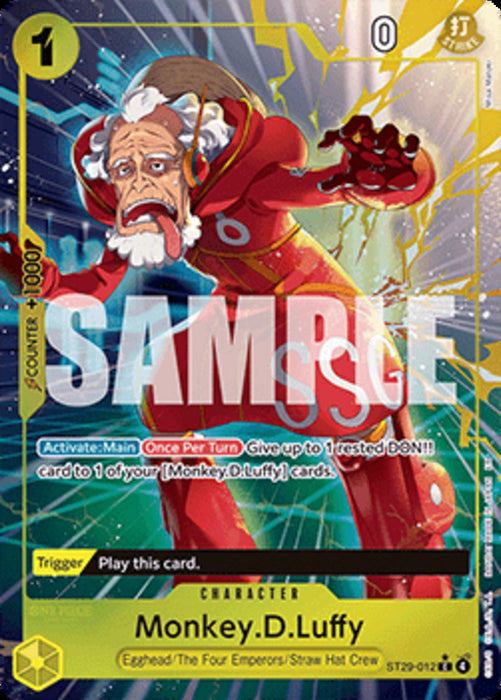 Monkey.D.Luffy (ST29-012) (V.2) ST29 Alternate Art Englisch
