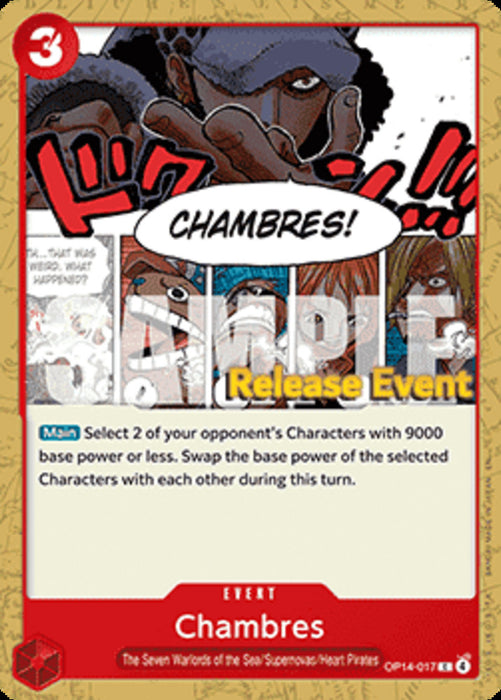 Chambres (OP14-017) OP14P Common Englisch