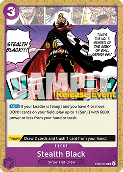 Stealth Black (EB04-041) OP14P Common Englisch
