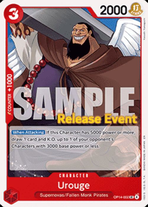 Urouge (OP14-002) OP14P Uncommon Englisch
