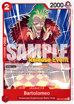 Bartolomeo (OP14-011) OP14P Uncommon Englisch