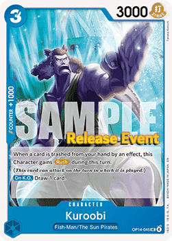 Kuroobi (OP14-045) OP14P Uncommon Englisch