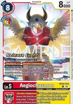 Aegiochusmon (BT24-014) BT-24P Alternative Art Englisch
