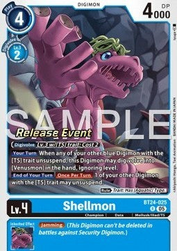 Shellmon (BT24-025) BT-24P Alternative Art Englisch
