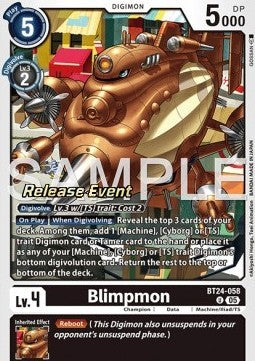 Blimpmon (BT24-058) BT-24P Alternative Art Englisch