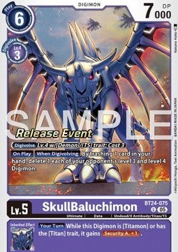 SkullBaluchimon (BT24-075) BT-24P Alternative Art Englisch