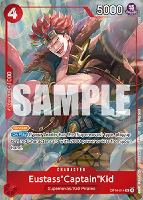 Eustass"Captain"Kid (OP14-014) (V.1) UP Rare Englisch