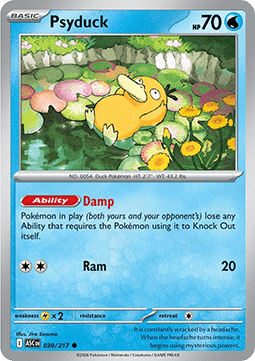 Psyduck ASC-039 Common Englisch