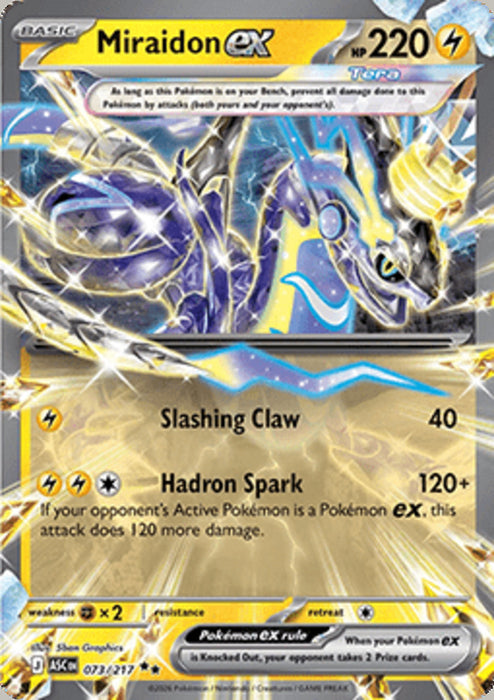 Miraidon ex ASC-073 Double Rare Englisch