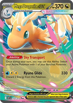 Mega Dragonite ex ASC-152 Double Rare Englisch