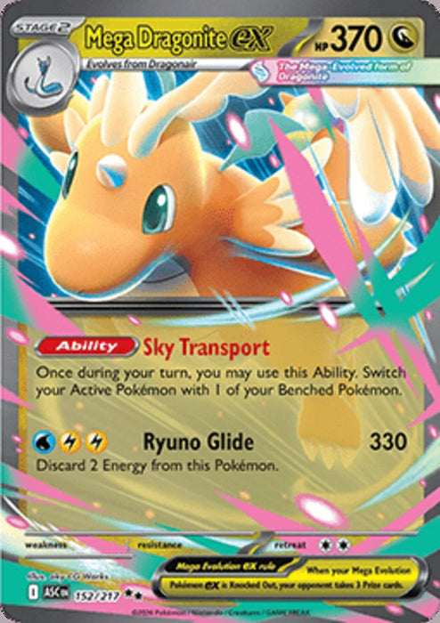 Mega Dragonite ex ASC-152 Double Rare Englisch