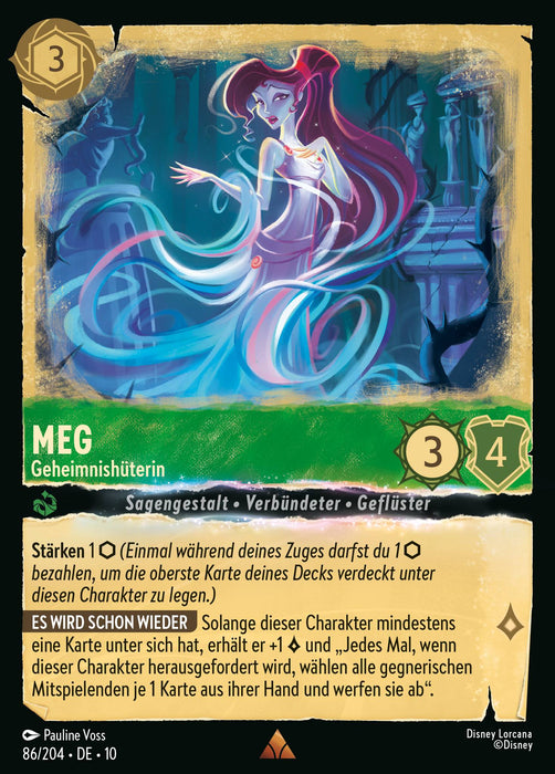 Meg - Geheimnishüterin (V.1) 10WHI-086 Rare Deutsch