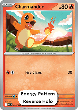 Charmander xASC-020 Common Englisch