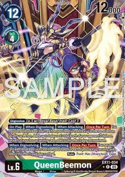 QueenBeemon (EX11-034) (V.2) EX-11 Alternative Art Englisch