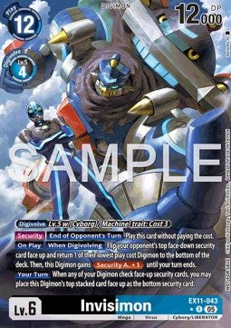 Invisimon (EX11-043) (V.2) EX-11 Alternative Art Englisch