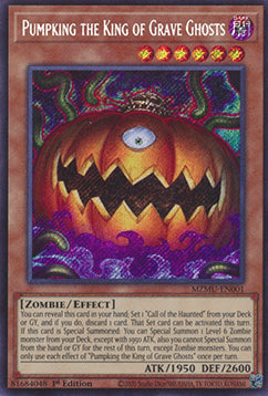 Pumpking, Gräbergeisterkönig MZMU-DE001 Secret Rare Deutsch