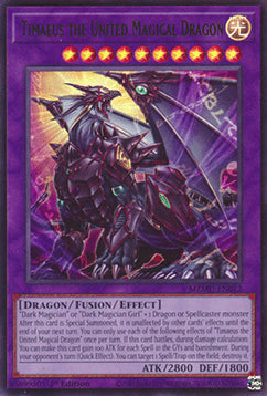 Timaeus the United Magical Dragon (V.1) MZMU-EN012 Ultra Rare Englisch